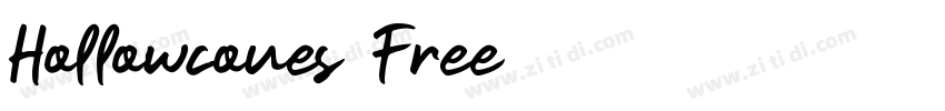 Hollowcoves Free字体转换